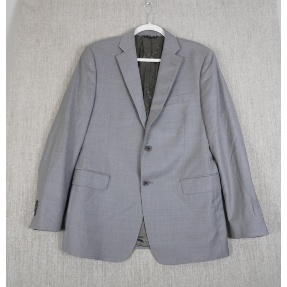 Saks Fifth Avenue Ermenegildo Zegna Grey Slim Fit Blazer Made in Italy Mens 40
